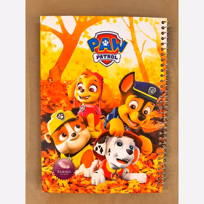 دفتر مشق 50 برگ پرنو سیمی خط دار طلقی اکلیلی فانتزی با کاغذ 70 گرم اعلا - کیفیت اعلا - پسرانه و دخترانه