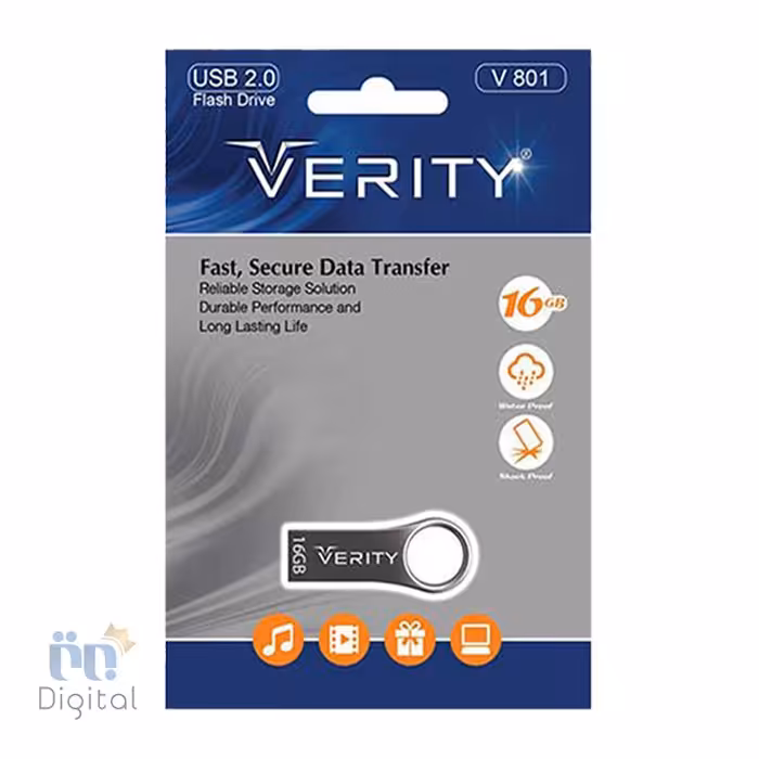 فلش مموری وریتی مدل V801 ظرفیت 16 گیگابایت