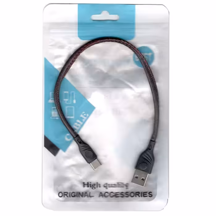 کابل شارژ Type-c پاور بانکی چرمی