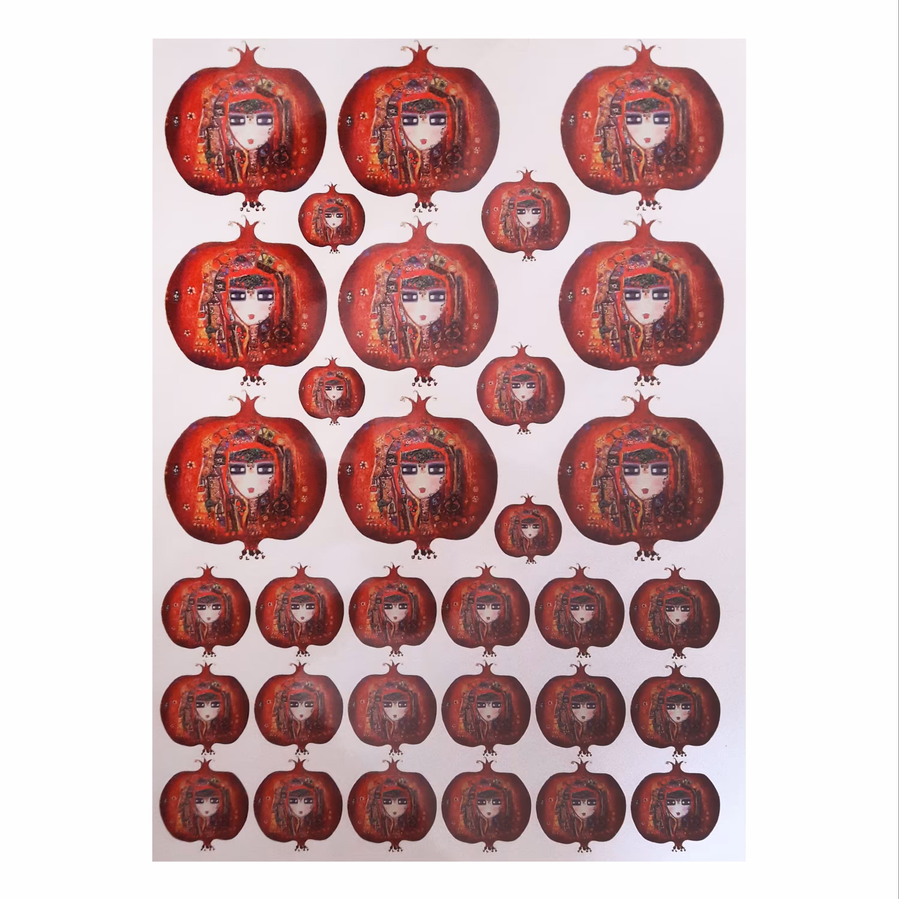 ترنسفر طرح گبه بانو ابعاد 30 در 40 سانتی متر