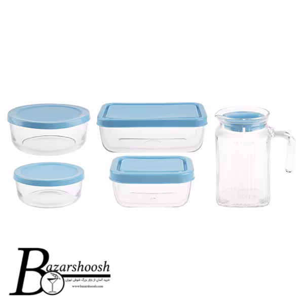 ست 5 تکه ظروف نگهدارنده غذا پاشاباغچه مدل پلار