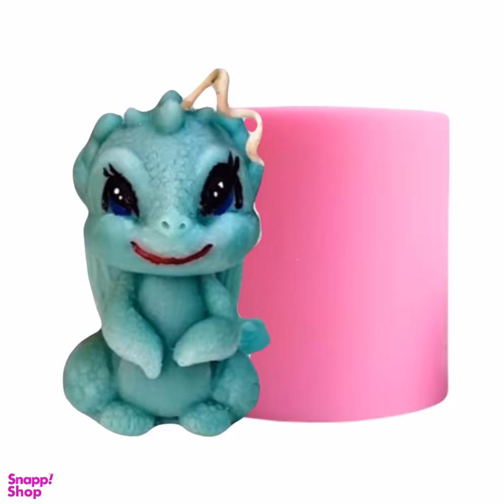 قالب سيليكونى شمع مدل اژدها ارتفاع 8 سانتى متر