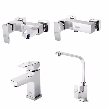 ست 4 تکه شیرالات شاهین مدل اورانوس