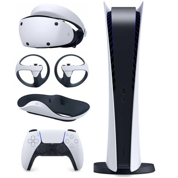 پلی استیشن 5 دیجیتال PlayStation بهمراه هدست PS VR2 باندل Essential