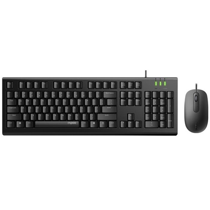 کیبورد و ماوس با سیم رپو مدل X120Pro