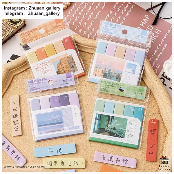 استیکی نت Life Style پاستلی طیف رنگی