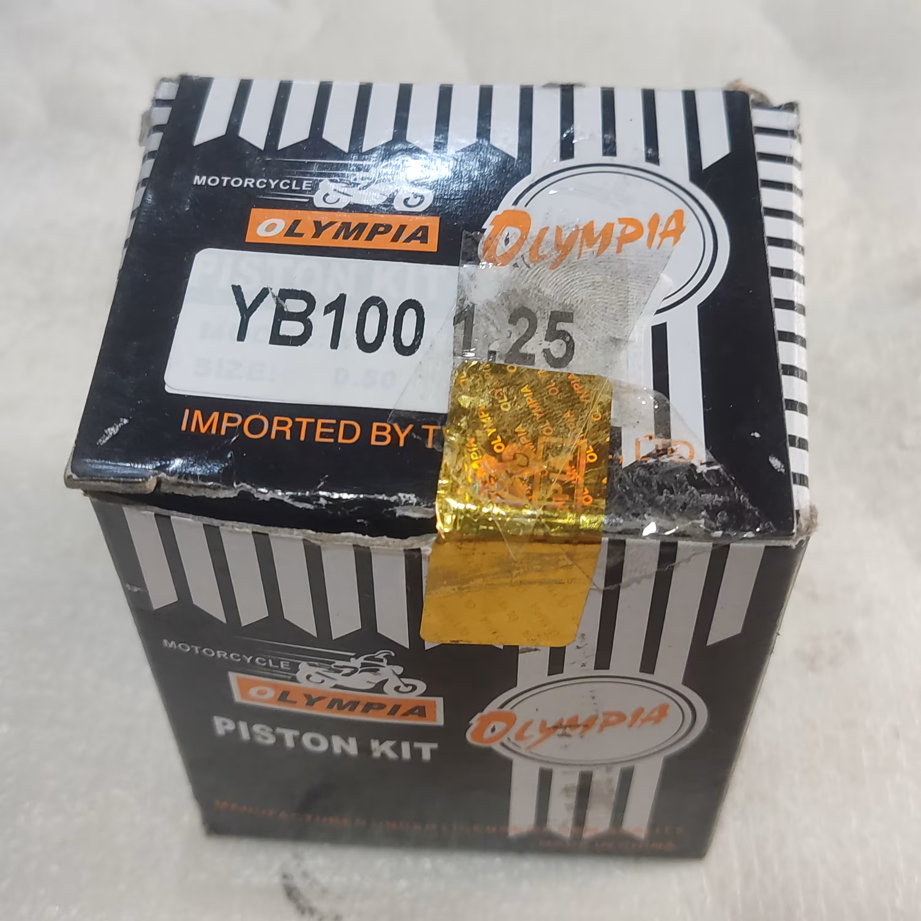 رینگ پیستون یاماها100 سایز 125 چینی 