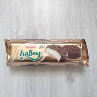 بیسکوییت روکش شکلاتی و مغز مارشملو (والس) هالی ترکیه Ulker halleyبسته 8 عددی 240 گرمی