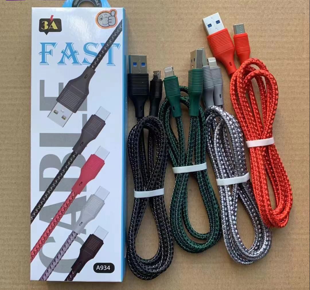 کابل تبدیل USB به TYPE-C کنفی مدل A934 طول 1 متر