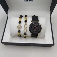 ست ساعت دستبند جنوا مشکی