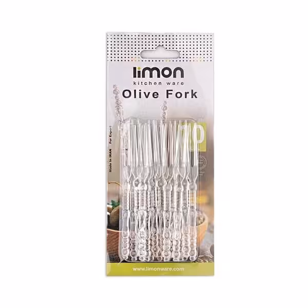 چنگال زیتون خوری لیمون