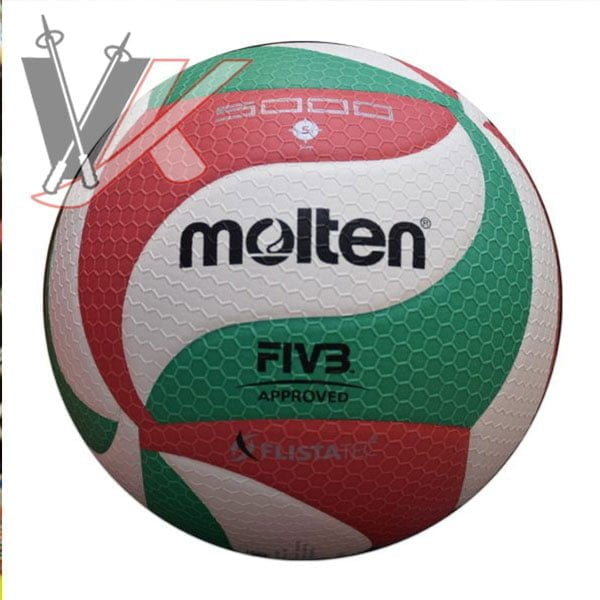 توپ والیبال پرسی مولتن مدل 5000 رویه زنبوری اصلی کد 1903025