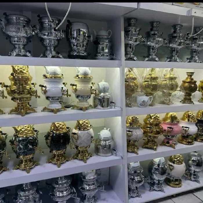 سماور وقوری پولوتون طرح سنگ 6لیتری 