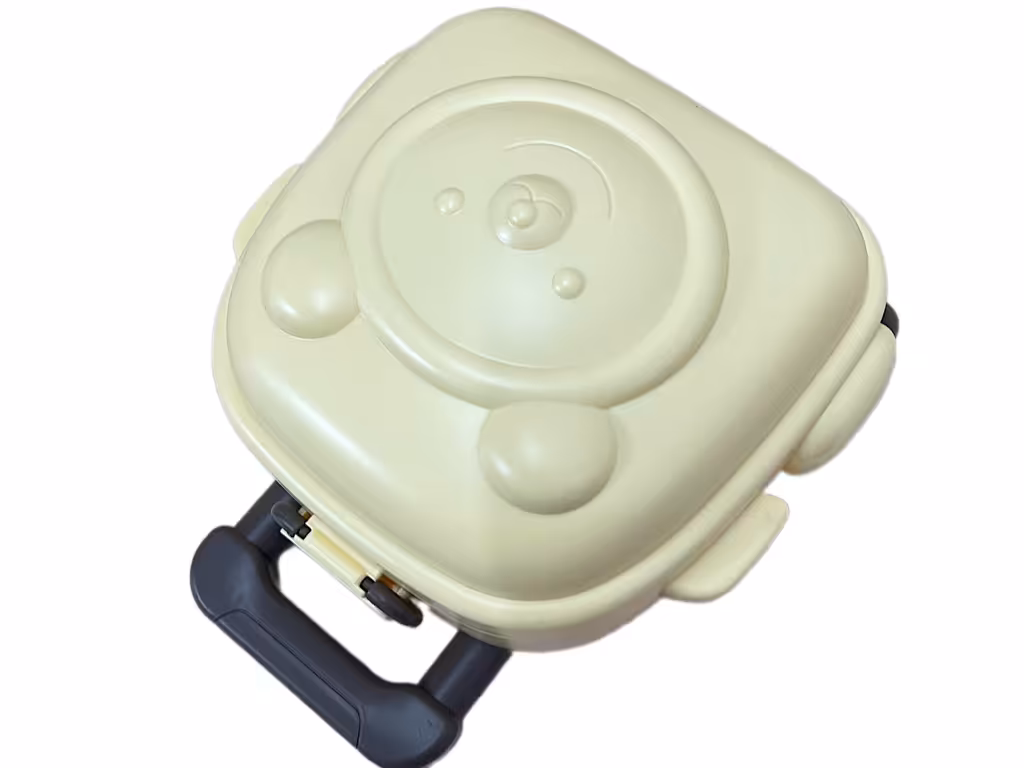 ست جغجغه  و دندانگیر صندوقی چمدانی طرح تدی  نوزادی 10  عددی