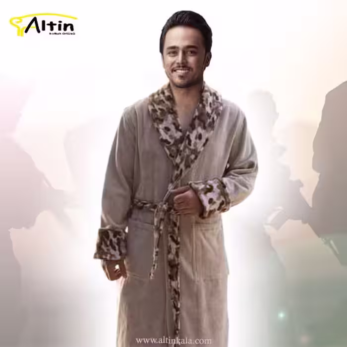 حوله پالتویی پودایران مدل ارتشی خاکی سایز 115