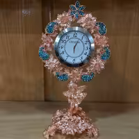 ساعت رومیزی فیروزه کوبی طرح فرشته