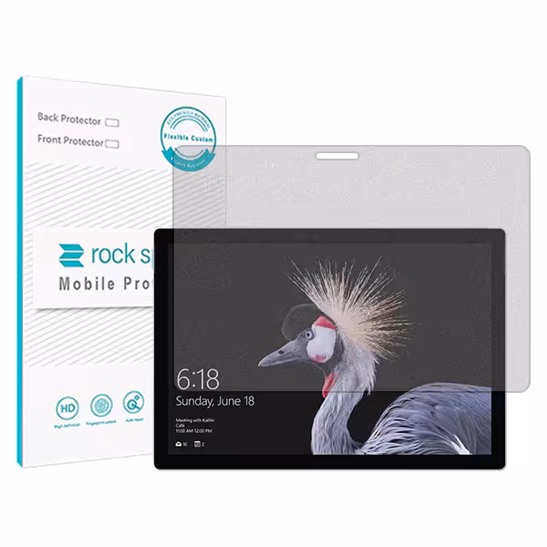 گلس تبلت مایکروسافت Surface Pro 3 مدل نانو هیدروژل مات برند راک اسپیس کد 10338XL