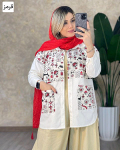 مانتو اسپرت زنانه ژاکارد مدل ابریشم