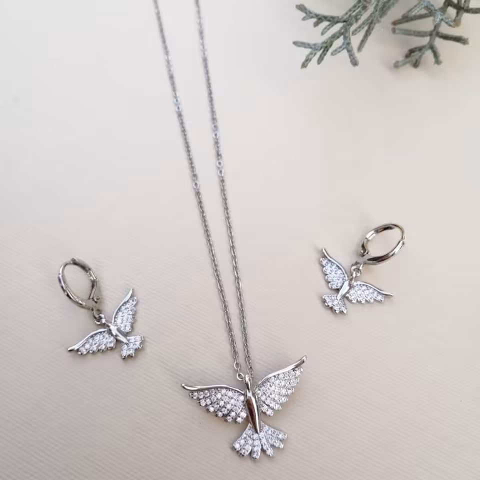 نیم ست برند ژوپینگ طرح پرنده