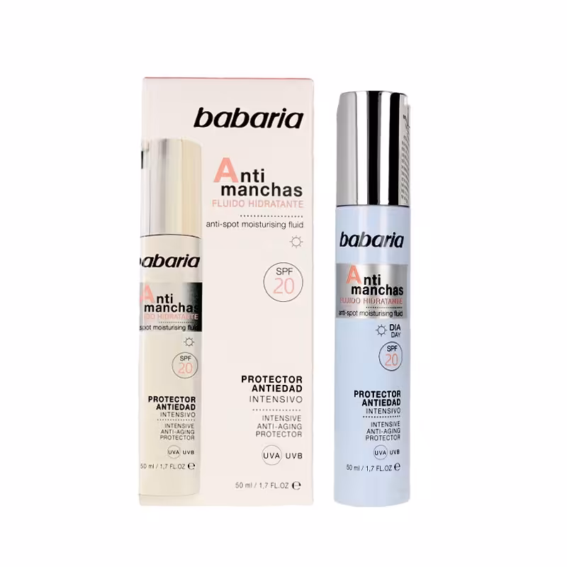 سرم ضد لک و چروک صورت مدل Anti manchas باباریا 50 میل