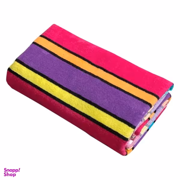 حوله استخری ماندگار طرح راه راه سایز 70x130 سانتی متر