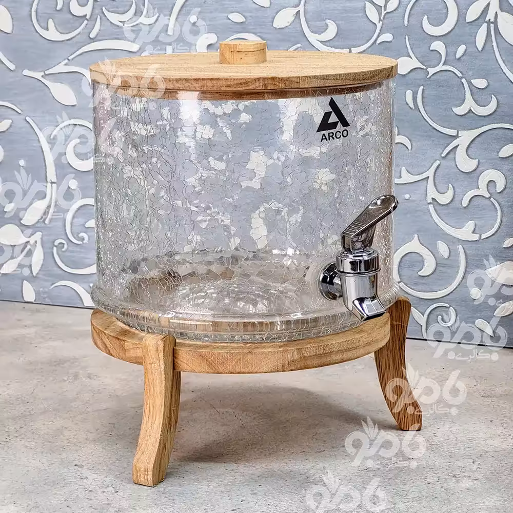 کلمن شربت چوب شیشه 1طبقه آرکو الماس