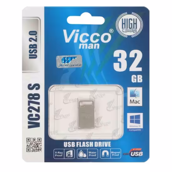 فلش مموری ویکومن مدل VC278 S USB2.0 ظرفیت 32 گیگابایت