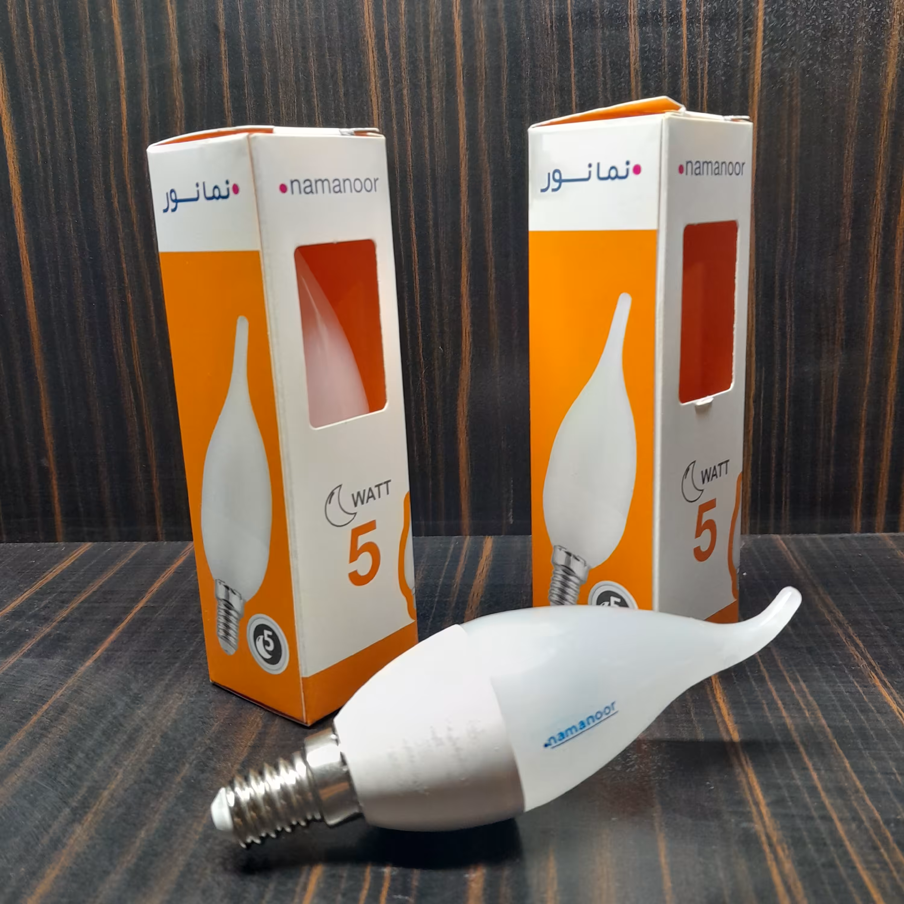 لامپ 5 وات اشکی نمانور با گارانتی 15 ماهه تعویض در رنگ مهتابی و آفتابی در بسته 10 عددی 