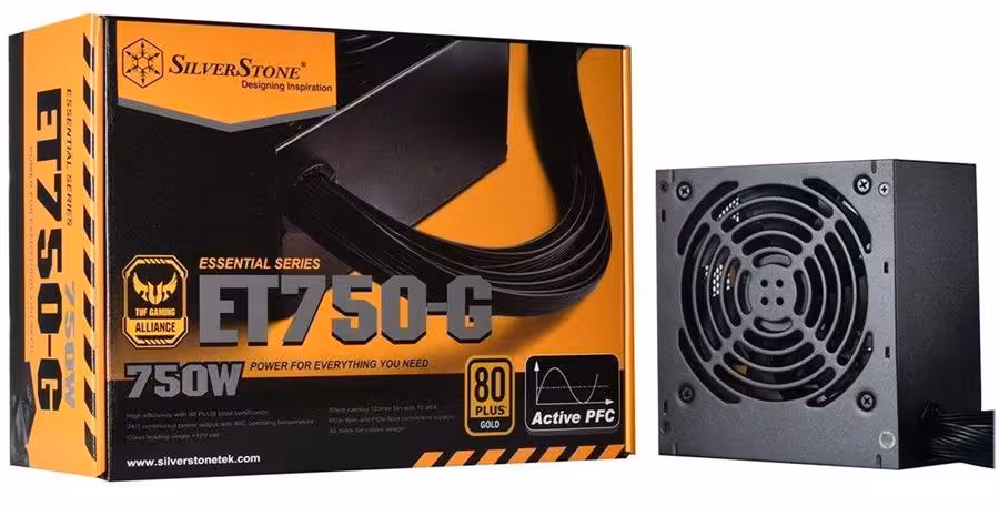 منبع تغذیه کامپیوتر سیلوراستون مدل Essential SST-ET750-G