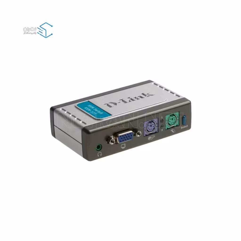 قیمت و خرید سوییچ شبکه 2 پورت دی لینک مدل KVM-121 | نت ران