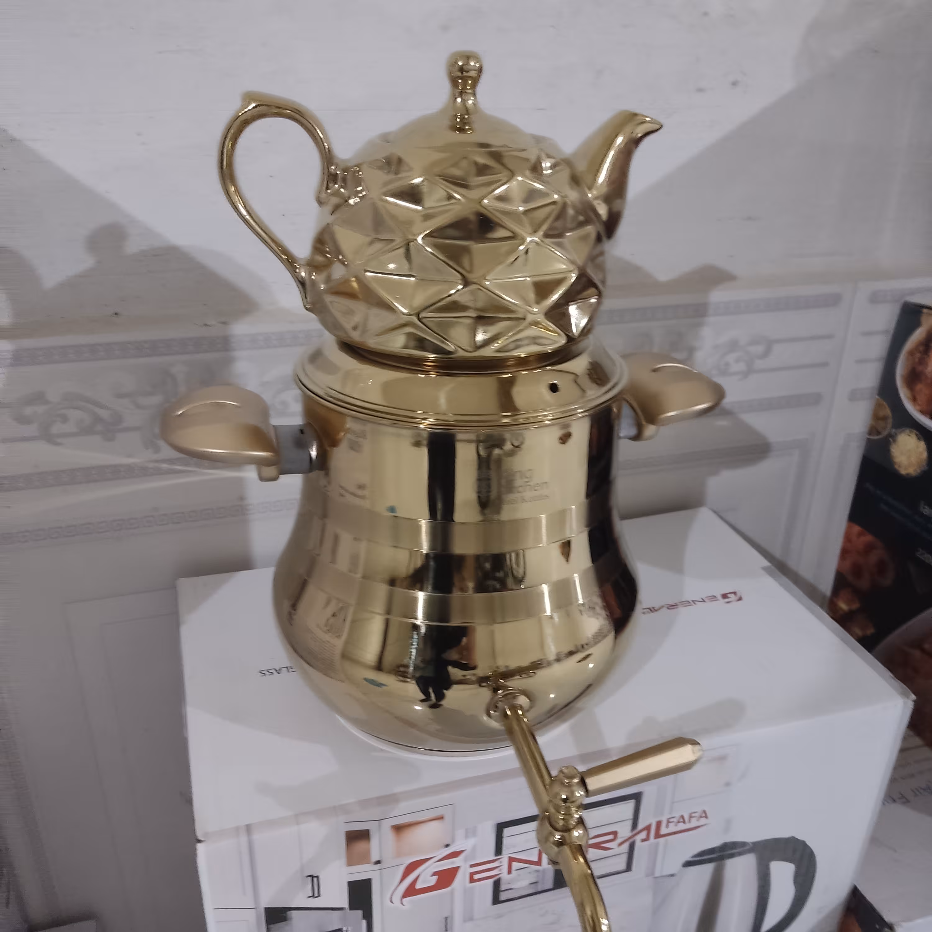 کتری وقوری ( روگازی ) طلایی