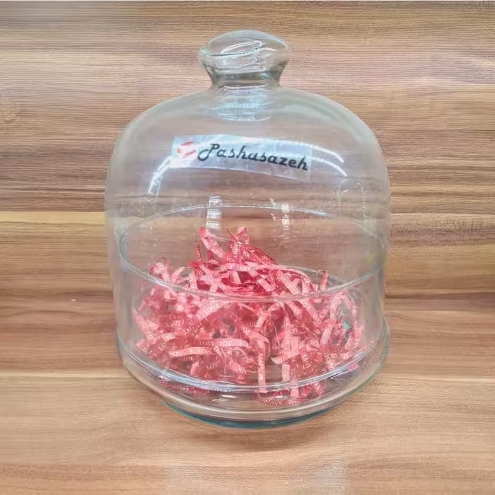 عسل خوری مربا خوری قندان شکلات خوری کندی شیشه ای جای نبات