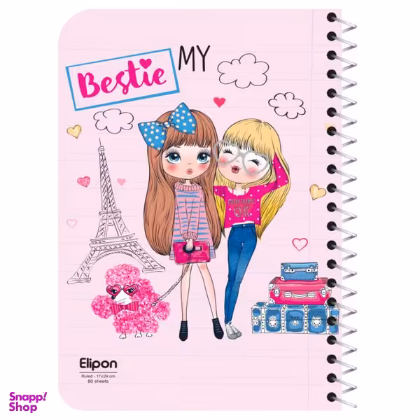 دفتر مشق 80 برگ الیپون کد 2362353