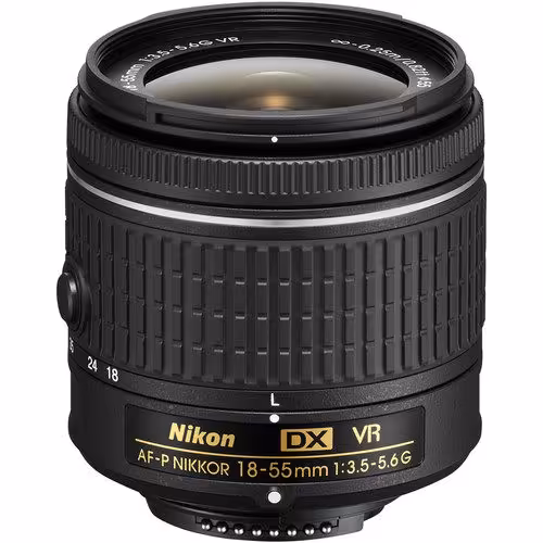 لنز نیکون Nikon AF-P DX NIKKOR 18-55mm f/3.5-5.6G VR NO BOX