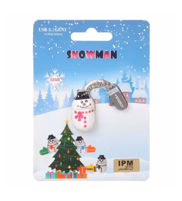 فلش مموری ایکس انرژی مدل Snowman 3.2 ظرفیت 32 گیگابایت