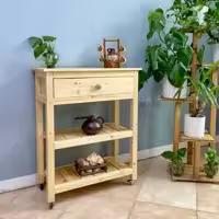 میز کنسول ترولی پذیرایی روستیک دکور مدل میز بار