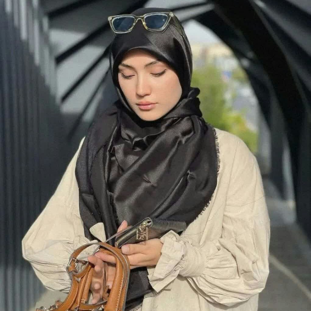 روسری بامبو مشکی