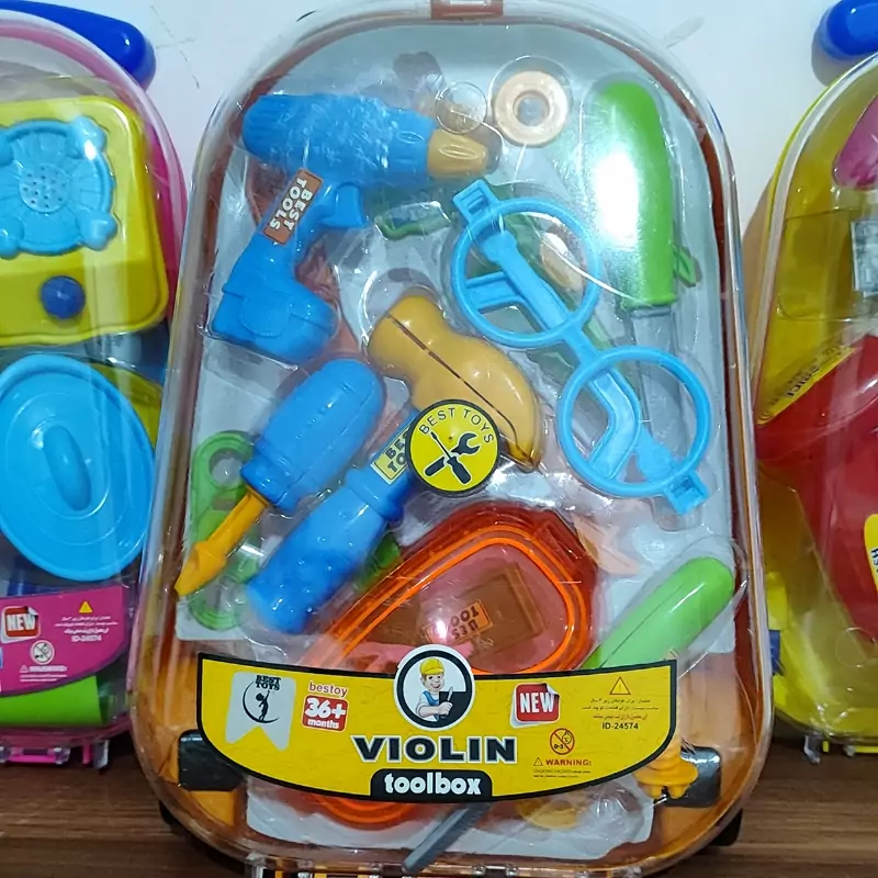 اسباب بازی ست چمدانی ابزار کار شامل 17 قطعه