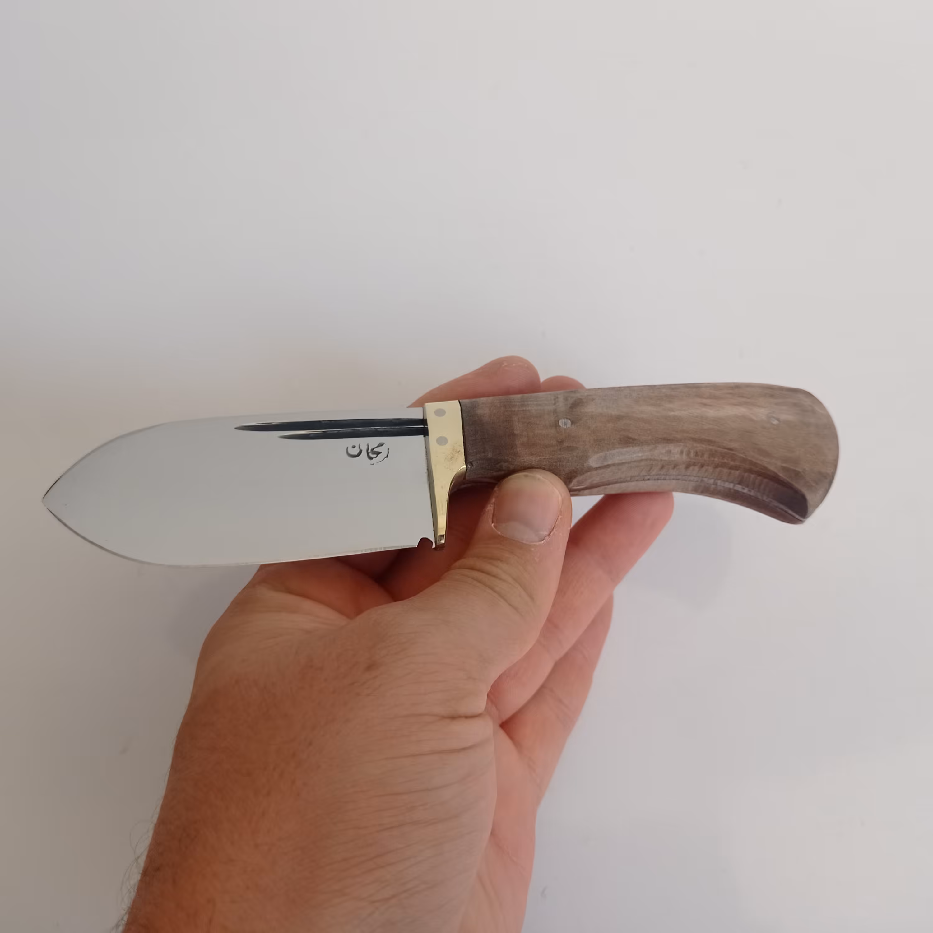چاقو فولادی زنجان پوست کنی دسته چوبی با کیفیت عالی 