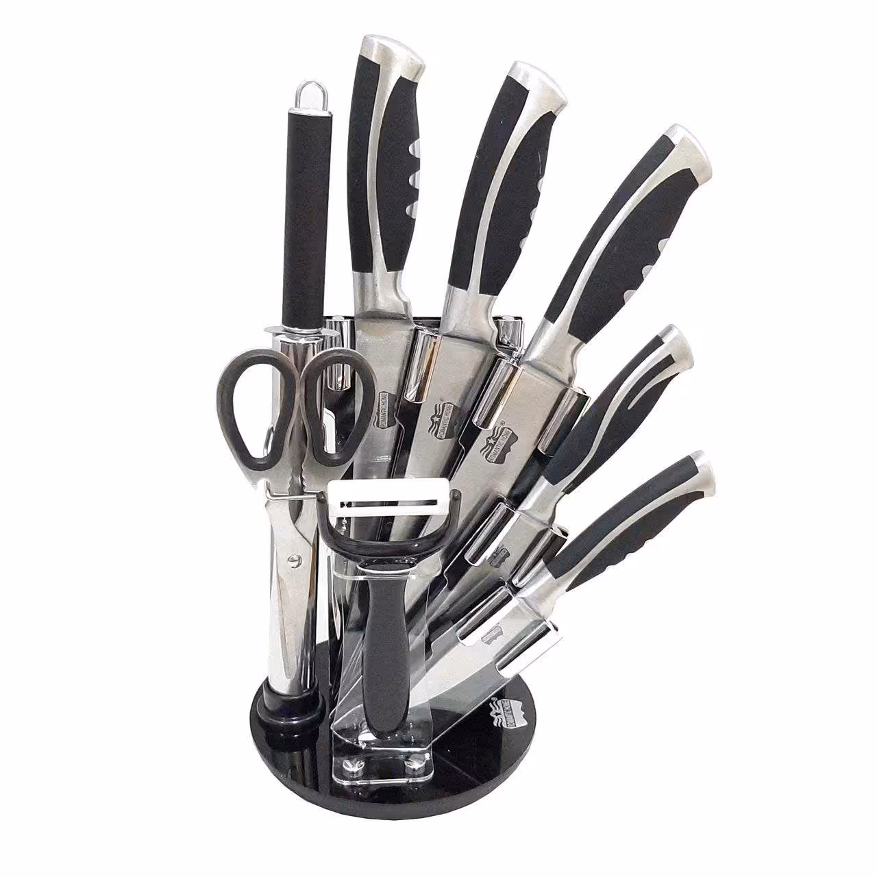 ست چاقو آشپزخانه 9 پارچه رومانتیک هوم مدل RH-1