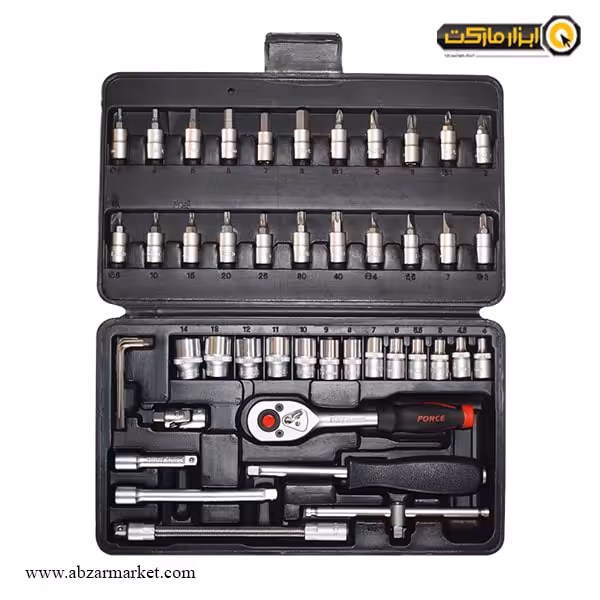 جعبه بکس فورس 46 پارچه 1/4 اینچ مدل 2462