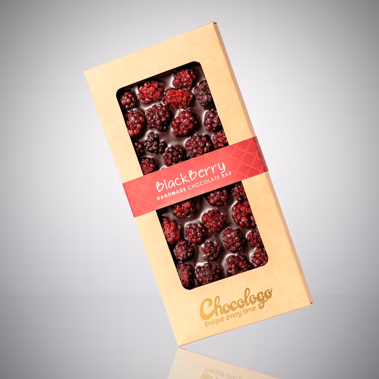 تبلت شکلات با تزیین تمشک 100 گرمی