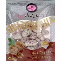 نقل گردویی با طعم گل محمدی بسته 400 گرمی نایبی