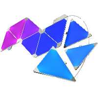 پنل روشنایی هوشمند NANOLEAF نانولیف RGB دیواری 9 عددی مثلثی مدل Nanoleaf Rhythm Edition - Hiapple.ir