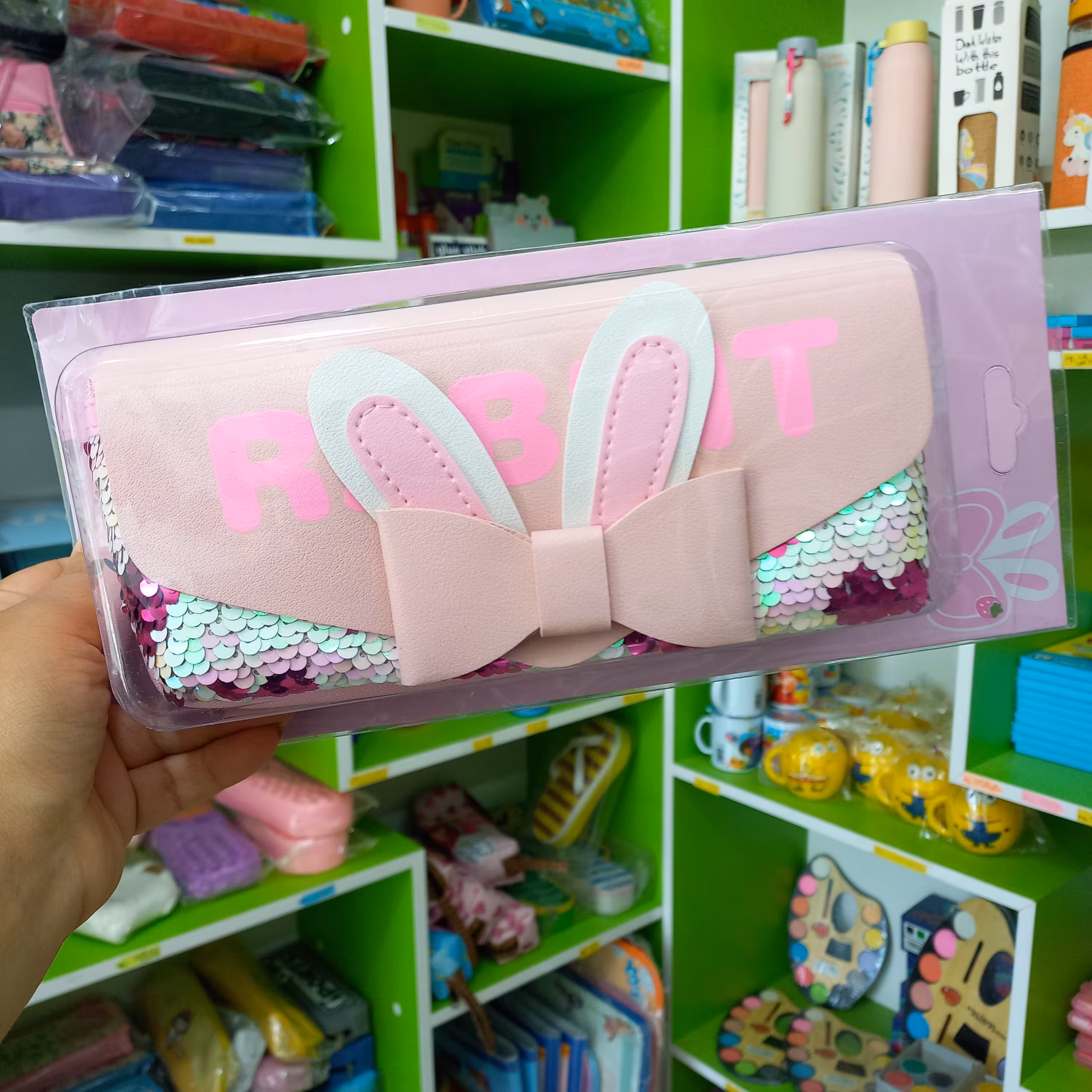 جامدادی  اکلیلی خرگوش پولک برگردون