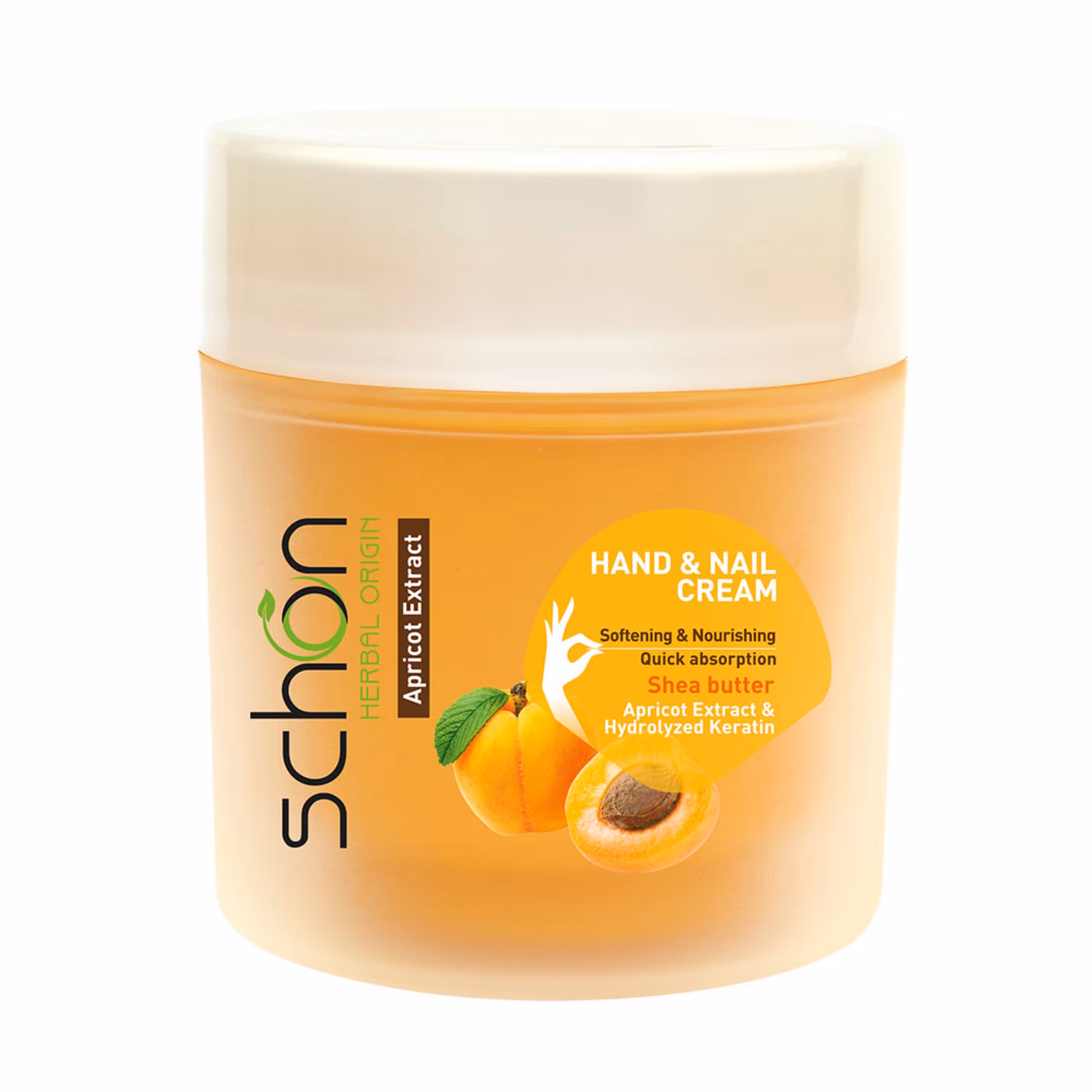 شون - کرم مرطوب کننده دست و ناخن زرد الو 