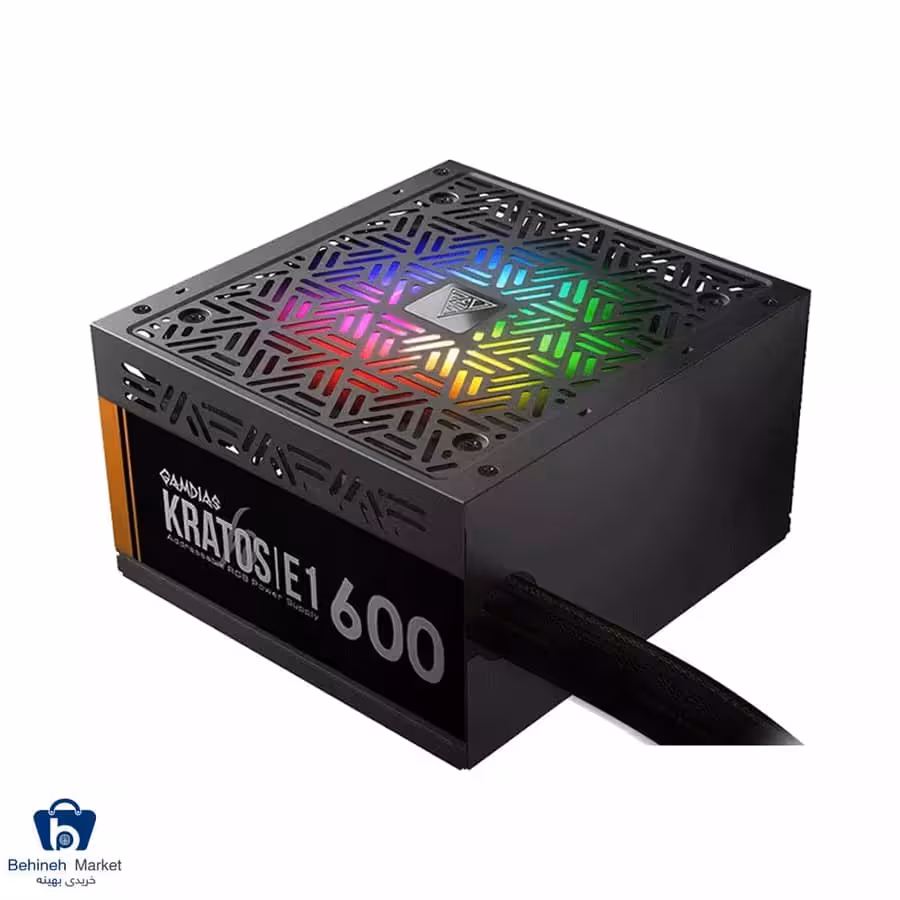 منبع تغذیه کامپیوتر گیم دیاس مدل KRATOS E1 600W