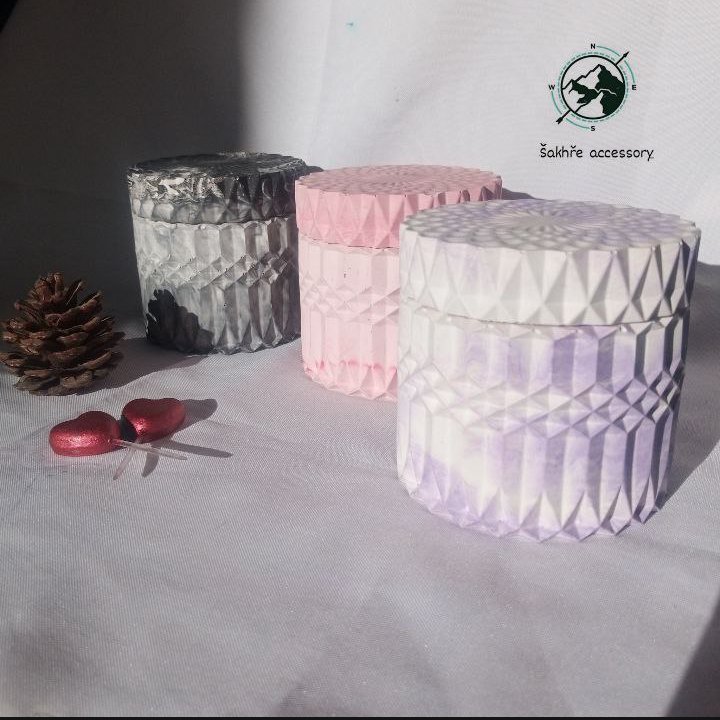 بانکه درب دار جا ادویه ای یا شکلات خوری 