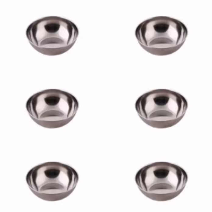 کاسه آبگوشت خوری استیل مدل SM3 بسته 6 عددی