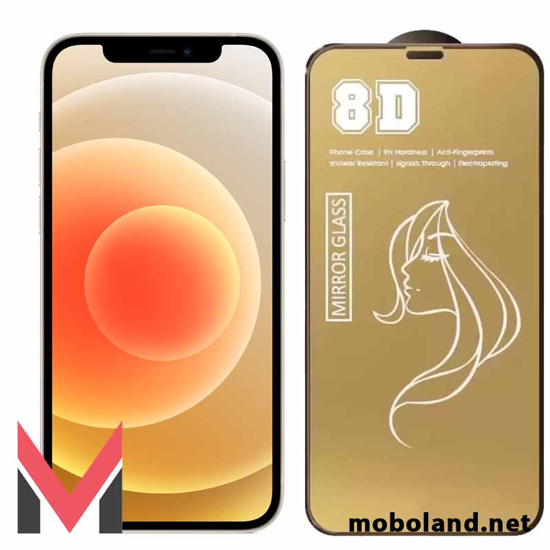 قیمت گلس تمام صفحه آینه ای اپل آیفون iPhone 12 Mini - موبولند